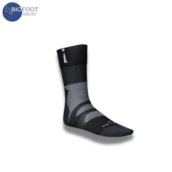 Incrediwear Thin Sport Crew Socks Athletic Socks and Crew Socks for Men and Women Black