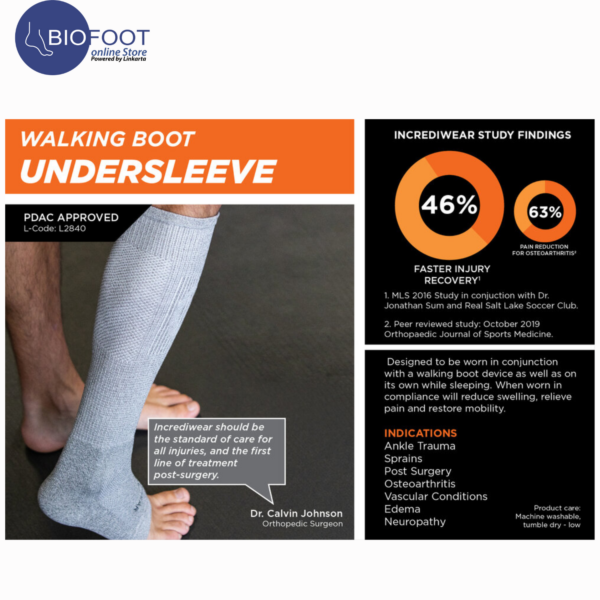 Incrediwear Walking Boot Under Sleeve - Image 2
