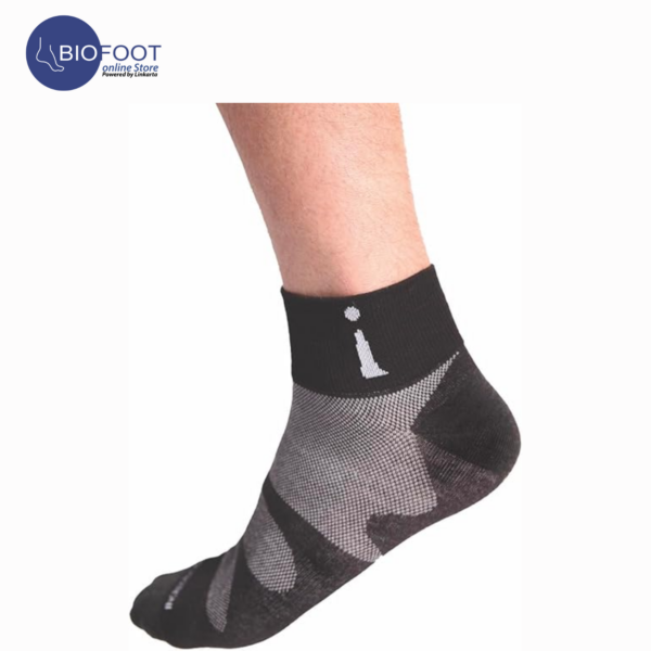 Incrediwear Sport Thin No Show Sock Black - Image 4