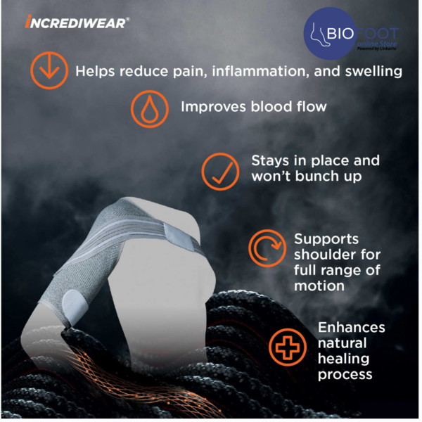 Incrediwear Shoulder Brace for Men and Women – Shoulder Support Brace Designed for Left & Right Shoulder - Image 3