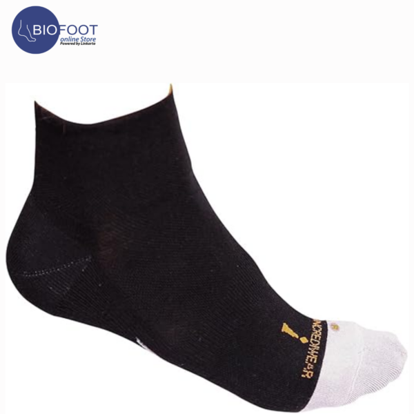 Incrediwear Sport Quarter Sock Black/Orange - Image 3
