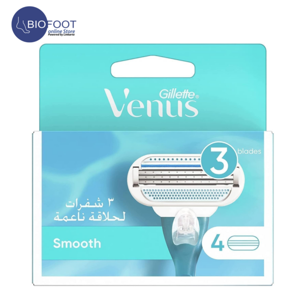 Gillette Venus Smooth 3 Blades 4pcs