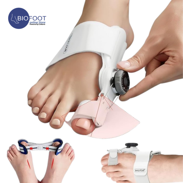TechLove (1PC)  Orthoepedic Bunion Toe Straighteners Corrector for Women and Men with Silicone Inner Pad for Bunion Pain Relief
