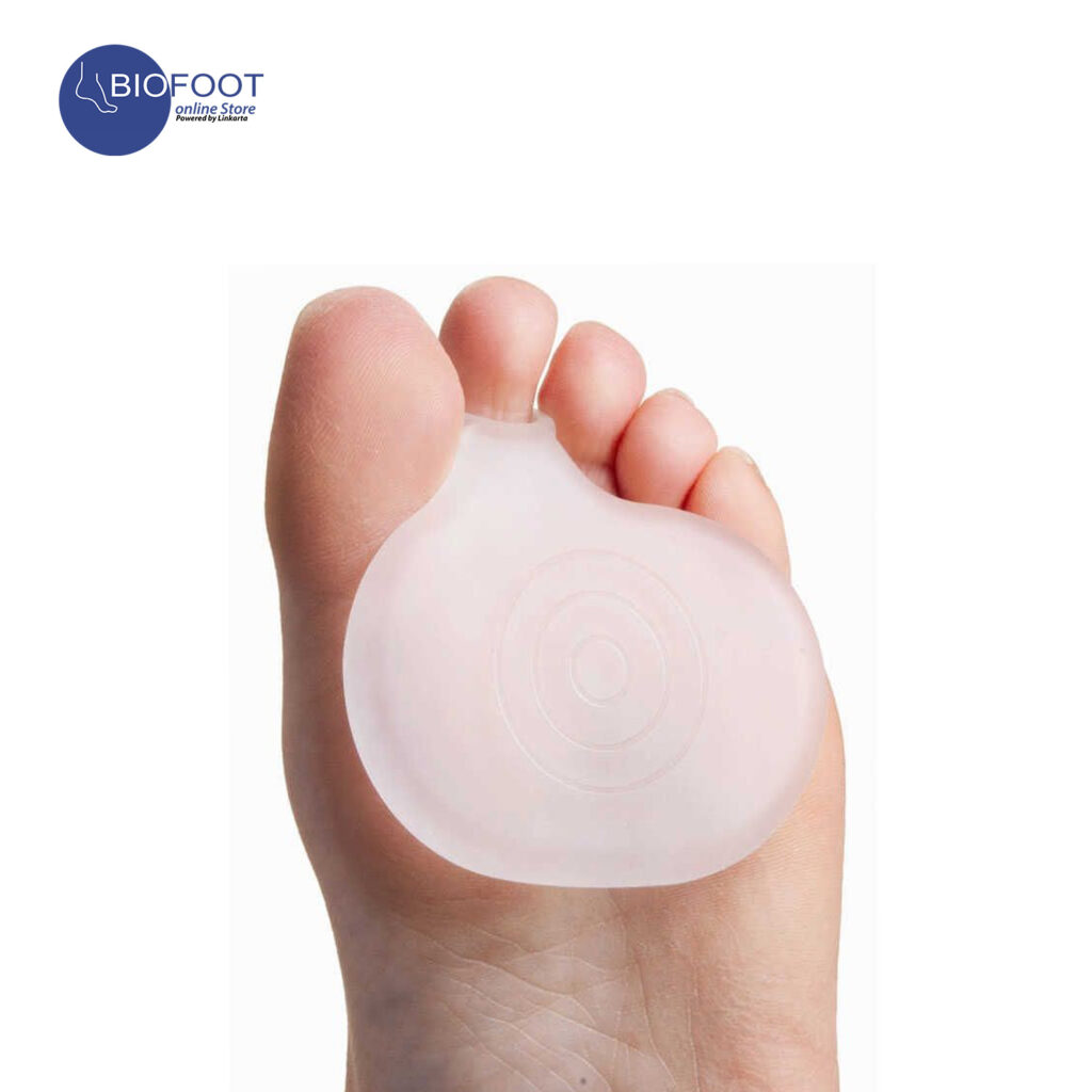 Buy BIOFOOT Clear Silicone Gel Forefoot Metatarsal Pad with Loop ...