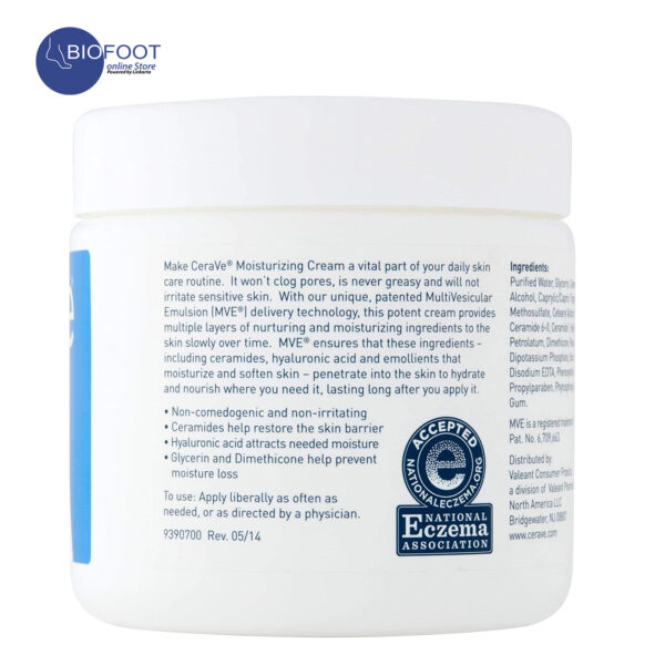 CeraVe Moisturizing Cream Daily Face and Body 453g - Image 4