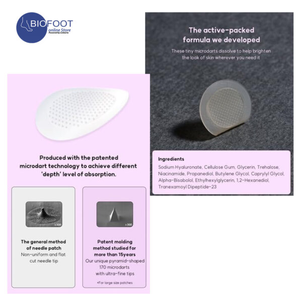 Eldeen Good Bye Dark Spot Microdart Project Dark Spot Patch - The Ultimate Solution for Your Skin, fade any dark spot, clear, 6 darts - Image 6