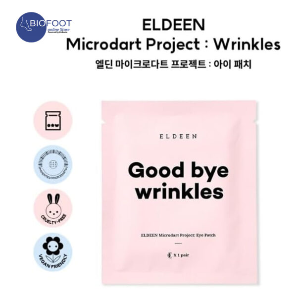 Eldeen Good Bye Wrinkles - Microdart Project Eye Patch The Ultimate Solution for Your Skin, reduce wrinkles 1piar - Image 3