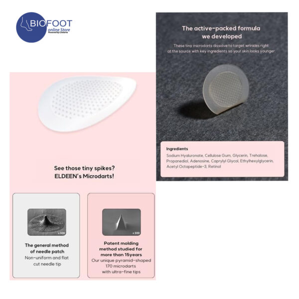 Eldeen Good Bye Wrinkles - Microdart Project Eye Patch The Ultimate Solution for Your Skin, reduce wrinkles 1piar - Image 6