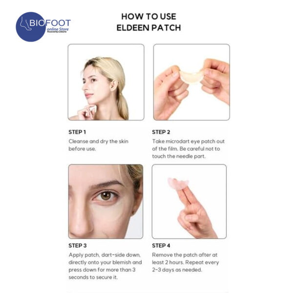 Eldeen Good Bye Wrinkles - Microdart Project Eye Patch The Ultimate Solution for Your Skin, reduce wrinkles 1piar - Image 7