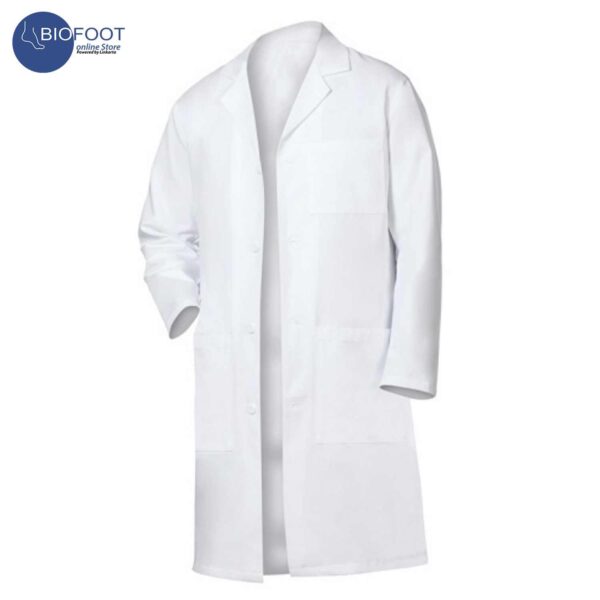 Euromed White Lab Coat Cotton Professional Men Scrubs Lab Coats White Long Sleeve Scrubs For Men and Women