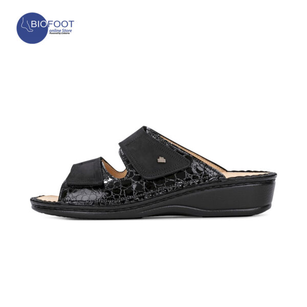 Finn Comfort Jamaika Frog / Buggy Black Sandal for Women - Image 2