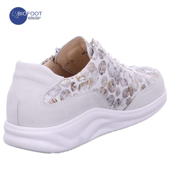 Finn Comfort Otaru Nubuk White Shoes for Ladies - Image 4