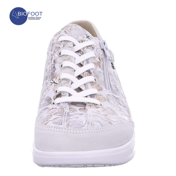 Finn Comfort Otaru Nubuk White Shoes for Ladies - Image 2