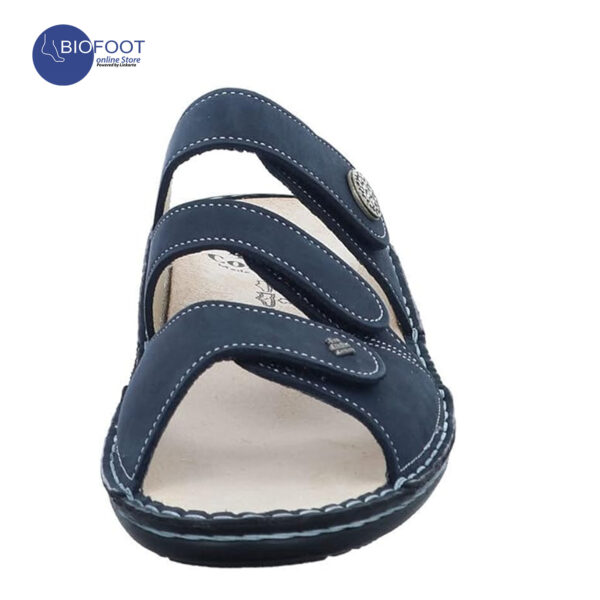 Finn comfort Lazise Buggy Dark Blue Sandals for Ladies - Image 14