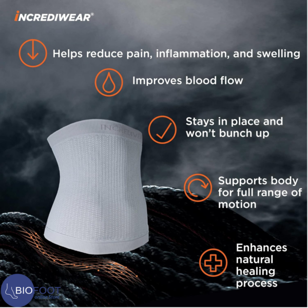 Incrediwear Body Sleeve – Back Support Sleeve for Lower Back Pain Relief Supports Recovery from Injuries and Surgeries G712 - Image 5