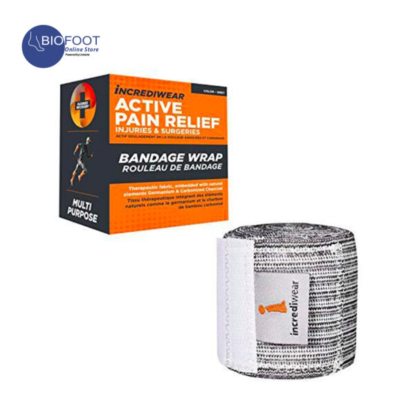 Incrediwear Bandage Wrap for Wound Care and Post Surgery Recovery - Grey