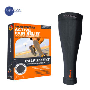 INCREDIWEAR Calf Sleeve Charcoal Pair