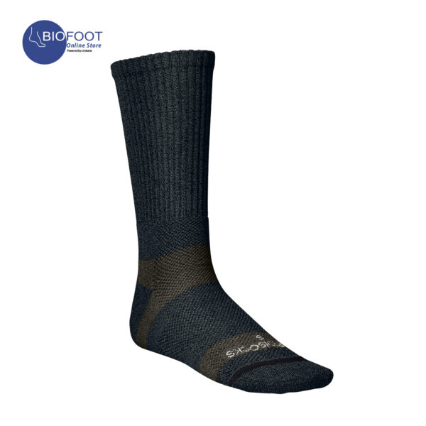 Incrediwear Trek Sock Athletic Socks and Crew Socks for Men and Women Black