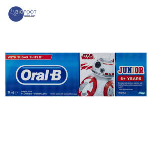 ORAL-B Junior Starwars Toothpaste 6+ Year Mild Mint 75ml