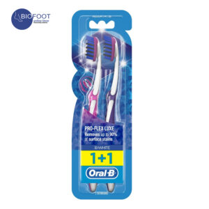 Oral B 3D White Pro Flex Toothbrush Medium M38 (1+1)