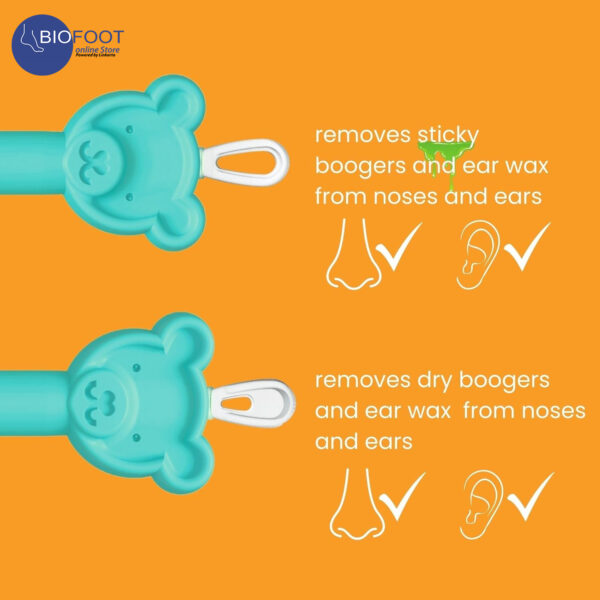 Oogibear Booger Picker, Easy Nasal Booger and Ear Cleaner for Newborns and Infants. Dual Earwax and Snot Remover - Image 4