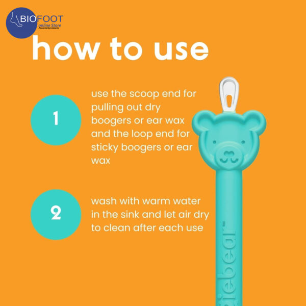 Oogibear Booger Picker, Easy Nasal Booger and Ear Cleaner for Newborns and Infants. Dual Earwax and Snot Remover - Image 7