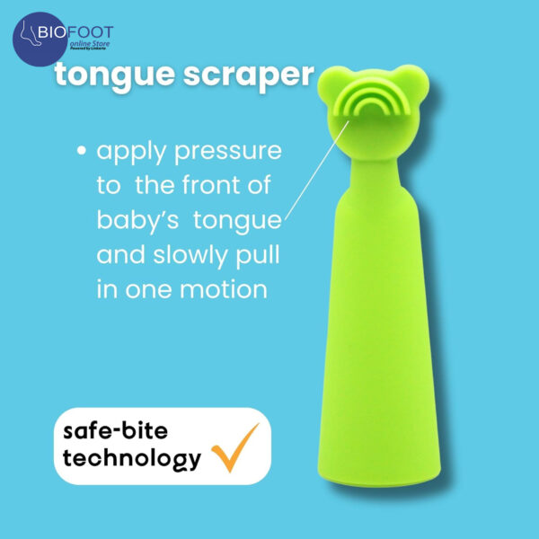 Oogibear Finger Brush & Tongue Scraper  Gentle Oral Care, Soft Silicone, BPA-Free, for Infants & Toddlers - Image 5