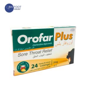 Orofar Plus Sore Throat Relief Honey & Lemon 24 Lozenges