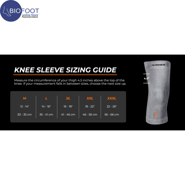 Incrediwear Knee Brace for Knee Pain, Joint Pain Relief, Swelling, Inflammation Relief, and Circulation, Knee Support for Women and Men Grey - Image 2