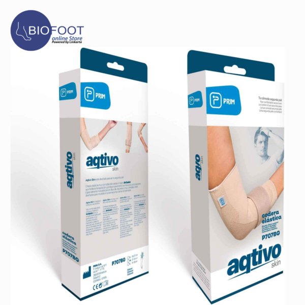 Prim Aqtivo Skin Elbow Support with Silicon and Strap P707BG
