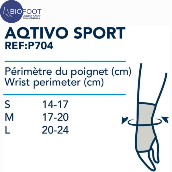 Prim Aqtivo Sport Long Wrist Brace with Strap P704 - Image 2
