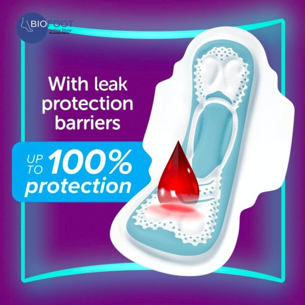 Always Aloe Cool Zero Irritation Feel with Aloe Vera Essence Maxi Thick 10pads with Wing - Image 4
