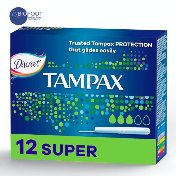 Tampax Super Tampons With Applicator - 12 Units