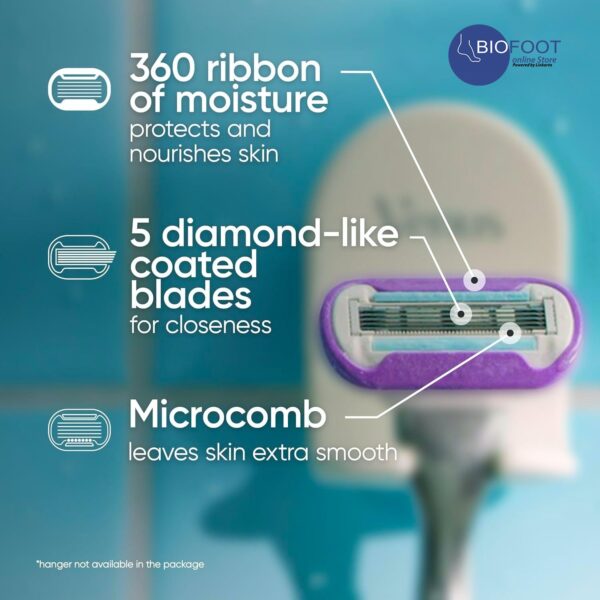 Gillette Venus Deluxe Smooth Swirl  1 Razor 2 Refill Blade - Image 4