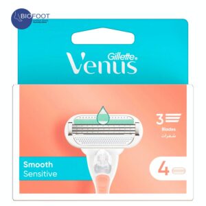 Gillette Venus Smooth Sensitive 3 Blades 4pcs