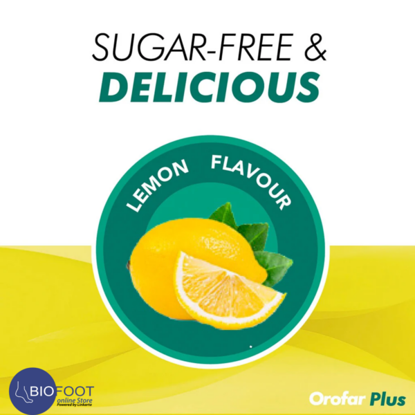 Orofar Plus Sore Throat Relief Lemon 24 lozenges - Image 4