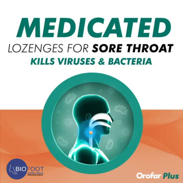 Orofar Plus Sore Throat Relief Ginger, Honey & Lemon 24 lozenges - Image 6