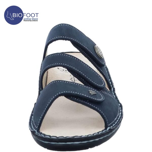 Finn comfort Lazise Buggy Dark Blue Sandals for Ladies - Image 10