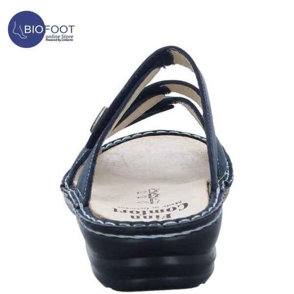 Finn comfort Lazise Buggy Dark Blue Sandals for Ladies - Image 8