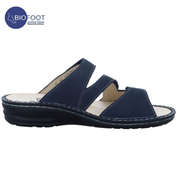 Finn comfort Lazise Buggy Dark Blue Sandals for Ladies - Image 7