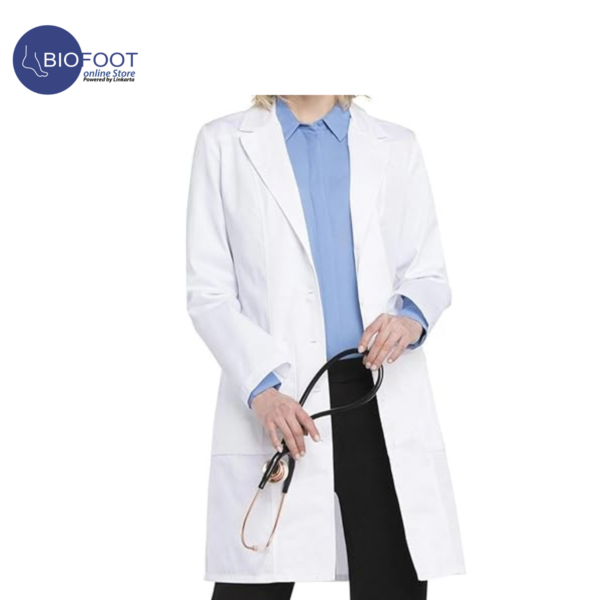 Euromed White Lab Coat Cotton Professional Men Scrubs Lab Coats White Long Sleeve Scrubs For Men and Women - Image 3