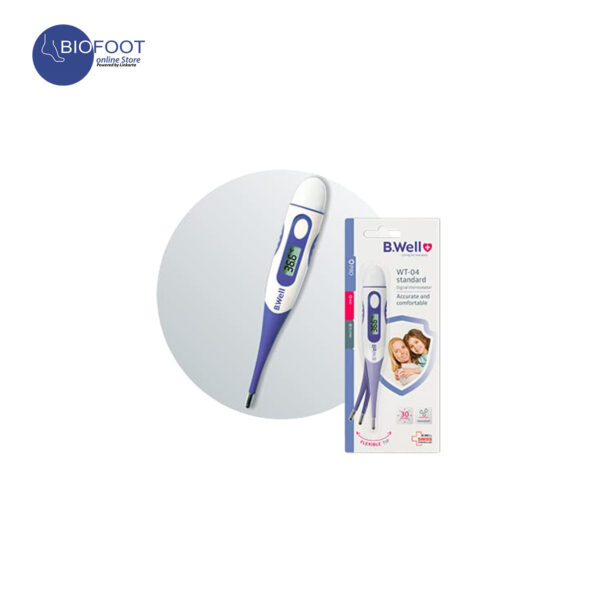 B.Well WT-04 Standard Digital Thermometer  Flexible-Tip Waterproof Celsius & Fahrenheit