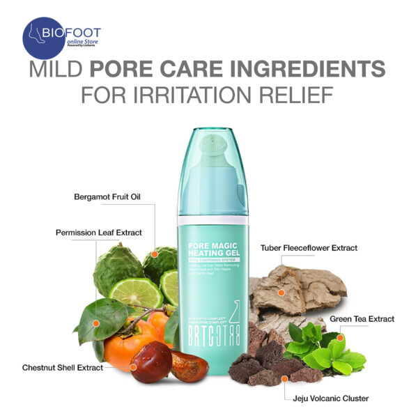 BRTC Pore Removal Magic Heating Gel with Fresh Volcanic Cluster Blemish and Blackhead Cleanser (35g/1.23oz) - Image 4