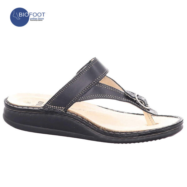 Finn Comfort Alexandria Black Ladies Shoes - Image 2