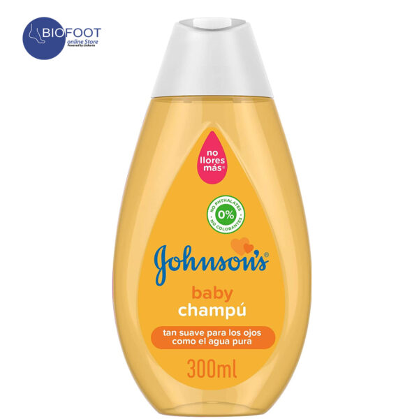 Johnsons Baby Shampoo No More Tears, Hypoallergenic, Gentle on Scalp 300ml