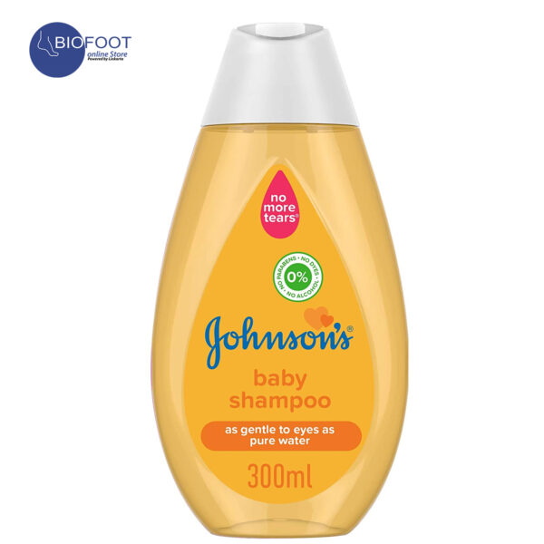 Johnsons Baby Shampoo No More Tears, Hypoallergenic, Gentle on Scalp 300ml - Image 2