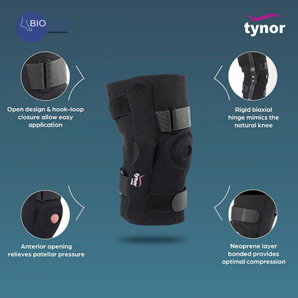 Tynor Knee Wrap Hinged Neoprene J-15 - Image 3