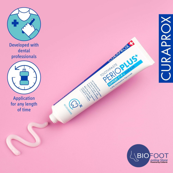 Curaprox PerioPlus+ Support CHX 0.09% Tooth Paste 75 ml - Image 3