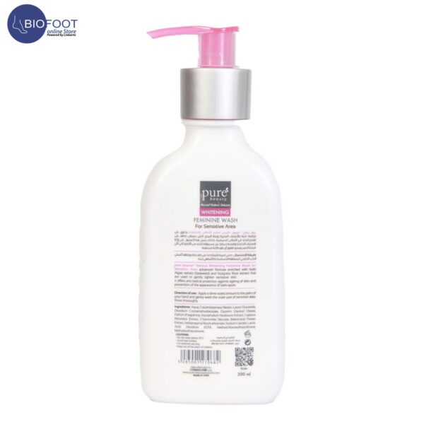 Pure Beauty Whitening Feminine Wash For Sensitive Area  200 ml - Image 2