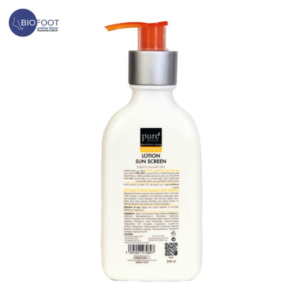 Pure Beauty Whitening Sun Screen Lotion SPF50 200ml - Image 3